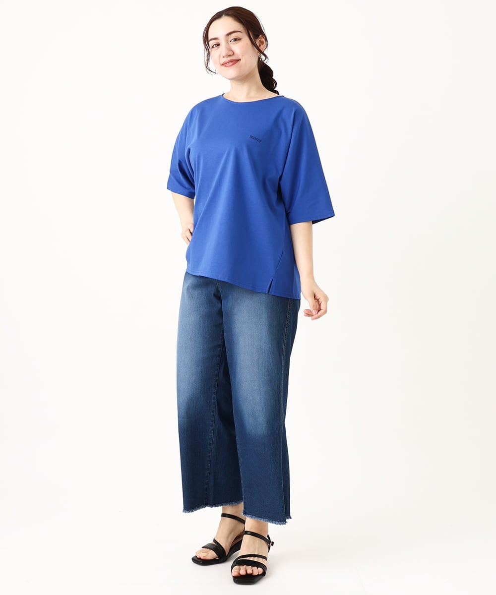 OLKGV36049 eur3(エウルキューブ) 【大きいサイズ】20th アニバーサリーTシャツ ブルー(55)
