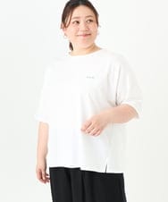 OLKGV36049 eur3(エウルキューブ) 【大きいサイズ】20th アニバーサリーTシャツ ホワイト(90)