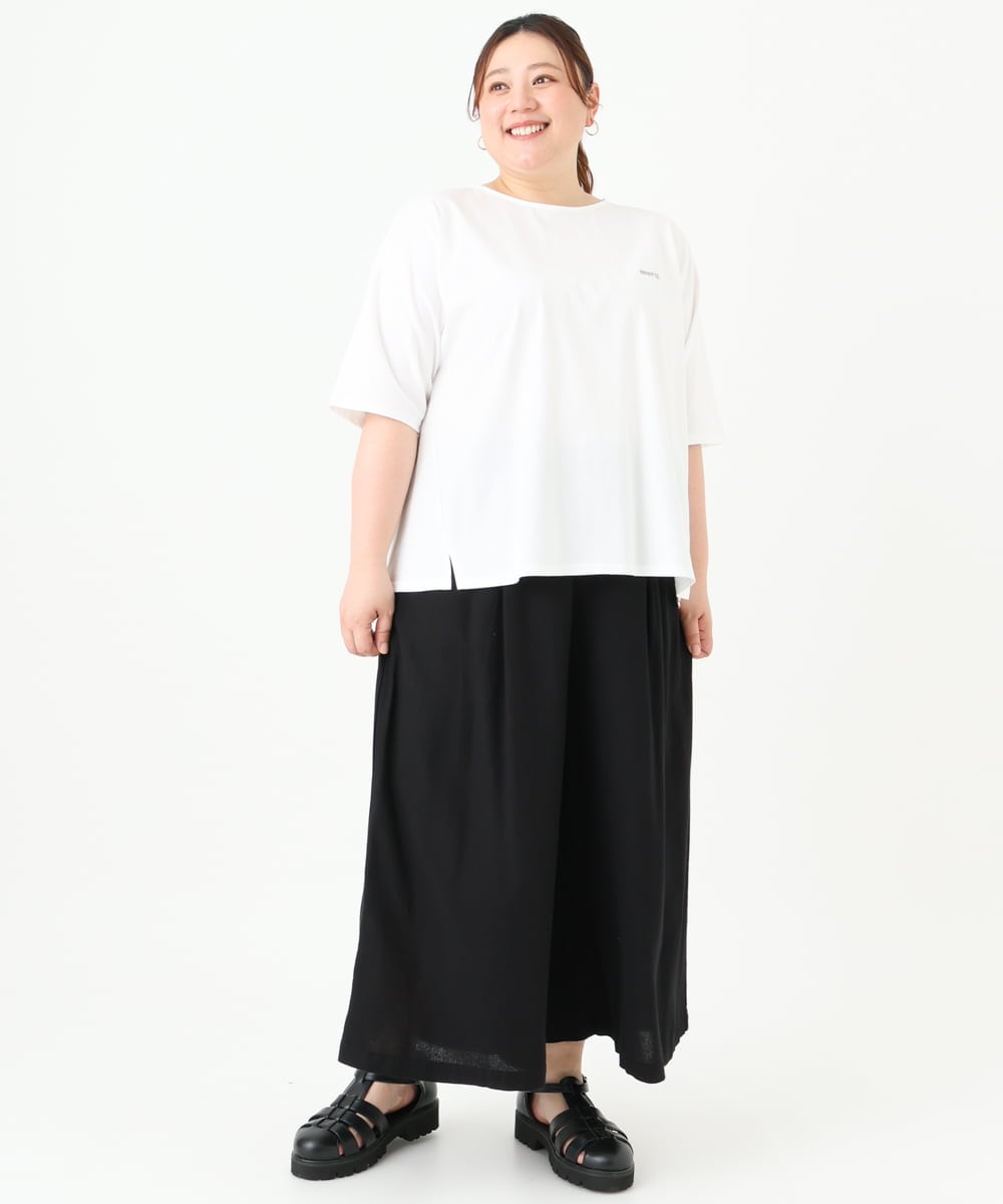 OLKGV36049 eur3(エウルキューブ) 【大きいサイズ】20th アニバーサリーTシャツ ホワイト(90)