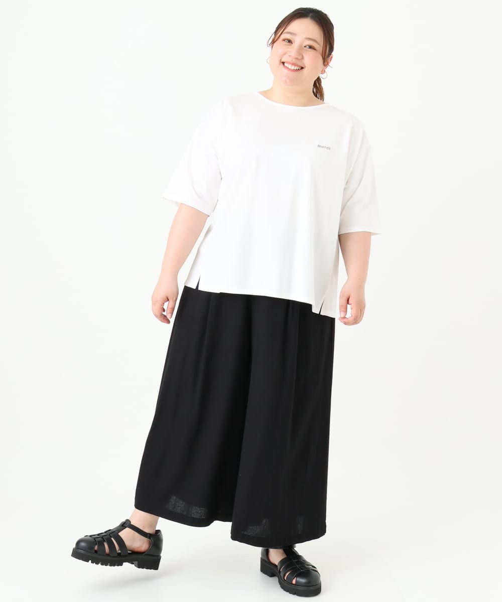OLKGV36049 eur3(エウルキューブ) 【大きいサイズ】20th アニバーサリーTシャツ ホワイト(90)