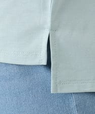 OLKHA25064 eur3(エウルキューブ) 【WEB先行販売】【大きいサイズ】リーフレーススリーブトップス ライトグリーン(30)
