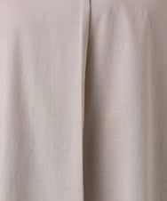 OLKHA30059 eur3(エウルキューブ) 【WEB先行販売】【大きいサイズ/接触冷感】Vネックシルケット天竺カットソー グレージュ(89)