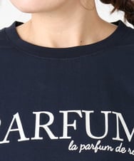 OLKHA34054 eur3(エウルキューブ) 【大きいサイズ/a.v.v×eur3】コットンロゴTシャツ ネイビー(57)