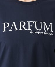 OLKHA34054 eur3(エウルキューブ) 【大きいサイズ/a.v.v×eur3】コットンロゴTシャツ ネイビー(57)