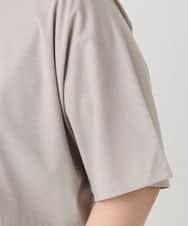 OLKHA42054 eur3(エウルキューブ) 【WEB先行販売】【大きいサイズ/接触冷感】ケープデザインカットソー グレージュ(89)