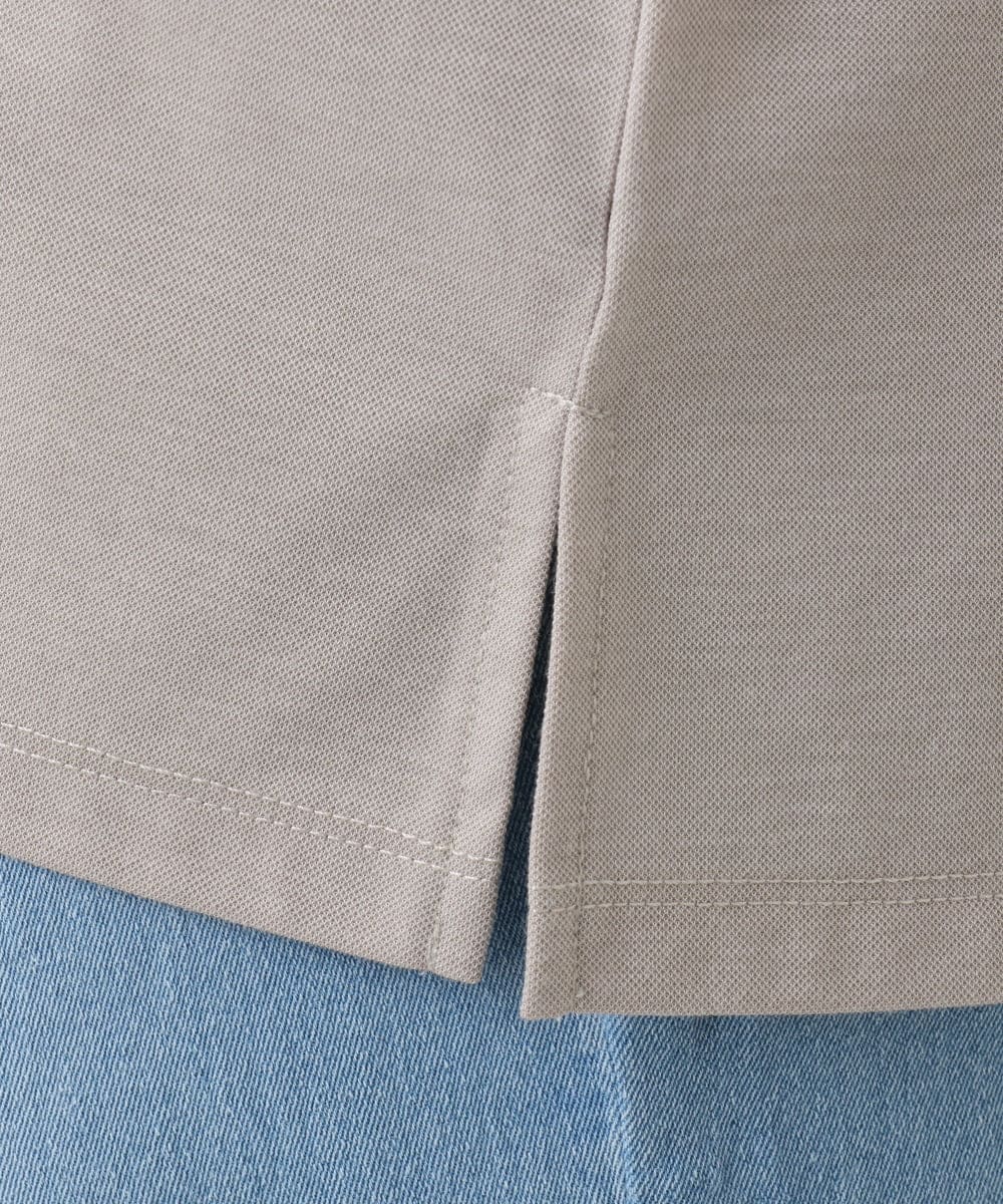 OLKHA42054 eur3(エウルキューブ) 【WEB先行販売】【大きいサイズ/接触冷感】ケープデザインカットソー グレージュ(89)