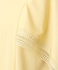 OLKHD31069 eur3(エウルキューブ) 【WEB先行販売】【大きいサイズ/a.v.v×eur3】接触冷感ハンカチーフスリーブカットソー ライトイエロー