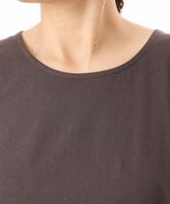 OLKHD51049 eur3(エウルキューブ) 【大きいサイズ】サイドスリットロングタンクトップ ダークグレー