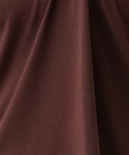 OLKHD52059 eur3(エウルキューブ) 【大きいサイズ/UVカット】接触冷感パフスリーブカットソー ダークブラウン