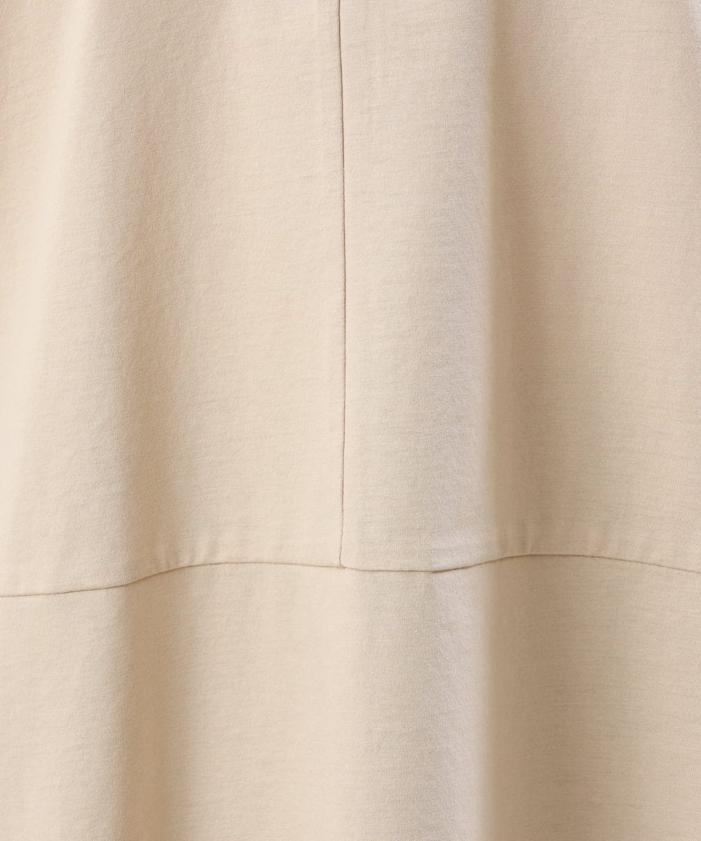 OLKHS43070 eur3(エウルキューブ) 【大きいサイズ/接触冷感】前後2WAYコットントップス ベージュ(82)