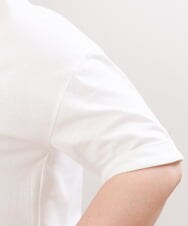 OLKHS59060 eur3(エウルキューブ) 【大きいサイズ】着心地さらっとコットンロゴTシャツ ホワイト(90)