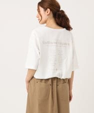 OLKIA52054 eur3(エウルキューブ) 【大きいサイズ】アニバーサリーバックプリントTシャツ ホワイト(90)