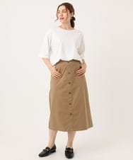 OLKIA52054 eur3(エウルキューブ) 【大きいサイズ】アニバーサリーバックプリントTシャツ ホワイト(90)