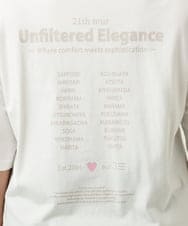 OLKIA52054 eur3(エウルキューブ) 【大きいサイズ】アニバーサリーバックプリントTシャツ ホワイト(90)
