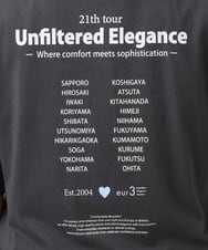 OLKIA52054 eur3(エウルキューブ) 【大きいサイズ】アニバーサリーバックプリントTシャツ ダークグレー(93)