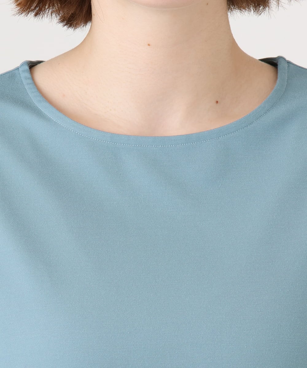 OLKID44064 eur3(エウルキューブ) 【WEB先行販売】【大きいサイズ/a.v.v×eur3】シアー切替フレアスリーブトップス ブルー