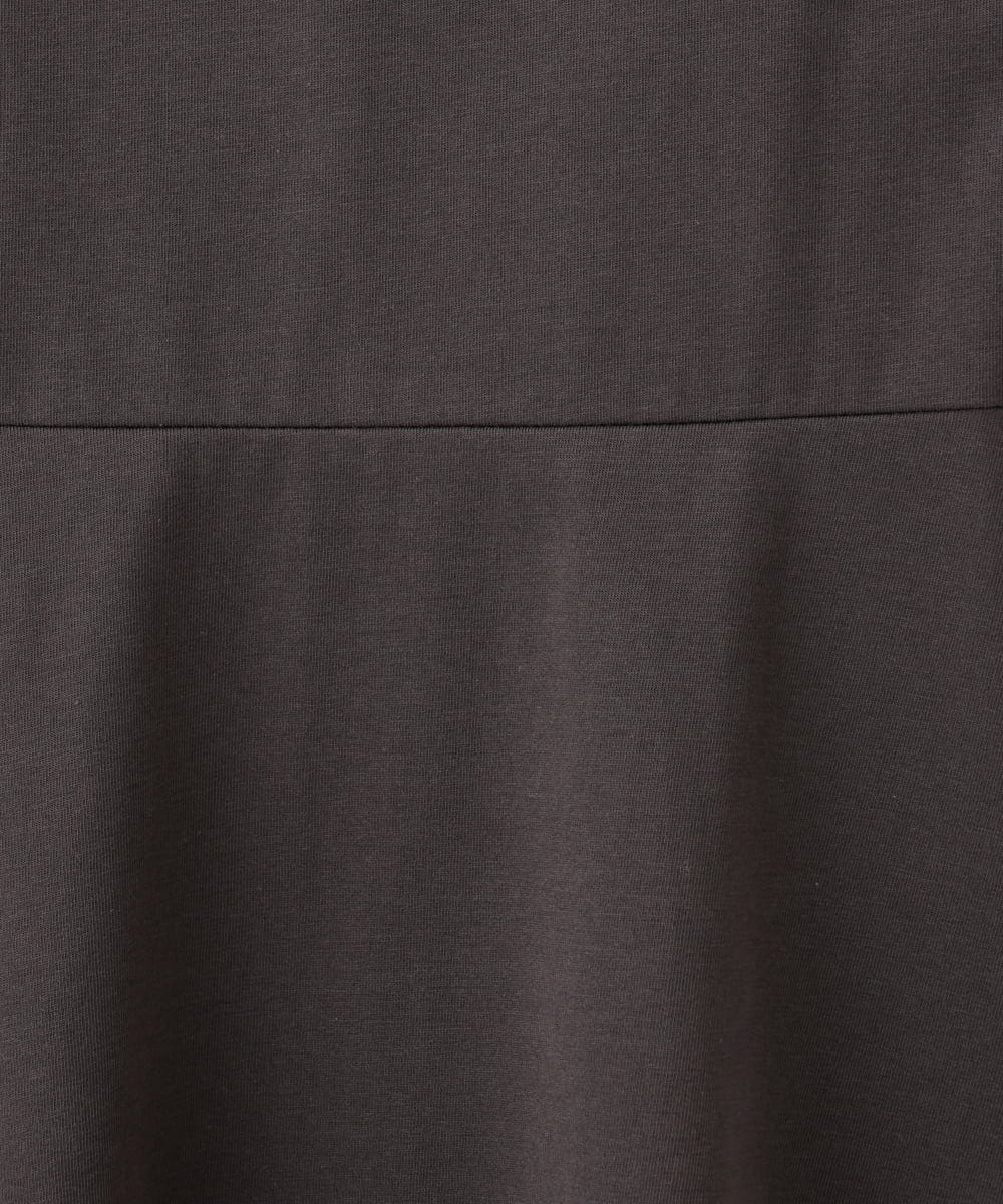 OLKID46069 eur3(エウルキューブ) 【WEB先行販売】【大きいサイズ】バックフレアロゴTシャツ ダークグレー