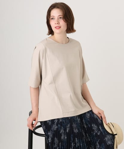 OLKID47069 eur3 【大きいサイズ】バックギャザートップス