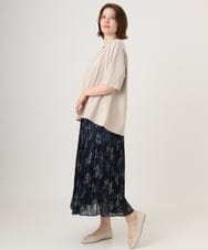 OLKID47069 eur3(エウルキューブ) 【大きいサイズ】バックギャザートップス グレージュ