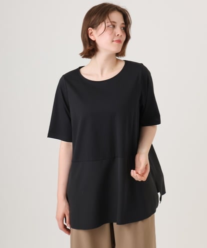 OLKID48079 eur3 【大きいサイズ】シアーサテンヘムトップス