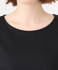 OLKID48079 eur3(エウルキューブ) 【大きいサイズ】シアーサテンヘムトップス ブラック