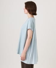 OLKID50079 eur3(エウルキューブ) 【WEB先行販売】【大きいサイズ/a.v.v×eur3】バックプリーツトップス ライトブルー