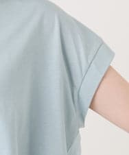 OLKID50079 eur3(エウルキューブ) 【WEB先行販売】【大きいサイズ/a.v.v×eur3】バックプリーツトップス ライトブルー