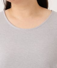 OLKID53044 eur3(エウルキューブ) 【大きいサイズ/接触冷感】リブラウンドネックタンクトップ ライトグレー