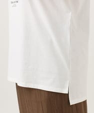 OLKID55059 eur3(エウルキューブ) 【大きいサイズ/接触冷感/UVカット】ネコプリントTシャツ ホワイト
