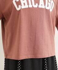 OLKIP49060 eur3(エウルキューブ) 【大きいサイズ】カレッジロゴTシャツ ブラウン(17）