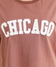 OLKIP49060 eur3(エウルキューブ) 【大きいサイズ】カレッジロゴTシャツ ブラウン(17）
