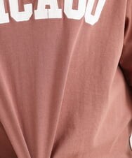 OLKIP49060 eur3(エウルキューブ) 【大きいサイズ】カレッジロゴTシャツ ブラウン(17）