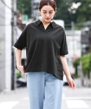 OLKIV43079 eur3(エウルキューブ) 【大きいサイズ/接触冷感】半袖ポロシャツ グリーン(35)（WEB限定カラー）