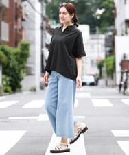 OLKIV43079 eur3(エウルキューブ) 【大きいサイズ/接触冷感】半袖ポロシャツ グリーン(35)（WEB限定カラー）