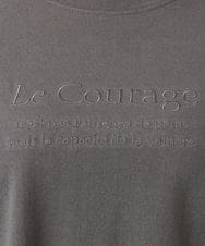 OLKJA03069 eur3(エウルキューブ) 【WEB先行販売】【大きいサイズ】ロゴ刺繍ラグランカットソー ダークグレー(93)