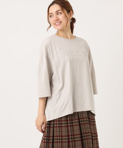 OLKJA05049 eur3 【大きいサイズ】エンボスロゴTシャツ