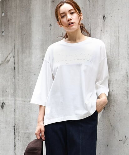 OLKJA05049 eur3 【大きいサイズ】エンボスロゴTシャツ