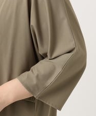 OLKJA19069 eur3(エウルキューブ) 【大きいサイズ】ケープデザインカットソー カーキ(36)