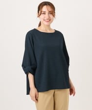 OLKJD12059 eur3(エウルキューブ) 【大きいサイズ】カーブヘムカットソー グリーン