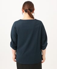 OLKJD12059 eur3(エウルキューブ) 【大きいサイズ】カーブヘムカットソー グリーン