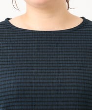 OLKJD12059 eur3(エウルキューブ) 【大きいサイズ】カーブヘムカットソー グリーン