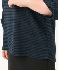 OLKJD12059 eur3(エウルキューブ) 【大きいサイズ】カーブヘムカットソー グリーン