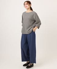 OLKJD12059 eur3(エウルキューブ) 【大きいサイズ】カーブヘムカットソー アイボリー