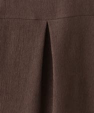 OLKJD13069 eur3(エウルキューブ) 【大きいサイズ】レイヤード風裾レーストップス ダークブラウン