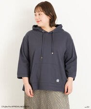 OLKJP09070 eur3(エウルキューブ) 【大きいサイズ】DORAEMONパーカー ネイビー(57)