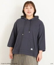 OLKJP09070 eur3(エウルキューブ) 【大きいサイズ】DORAEMONパーカー ネイビー(57)