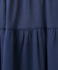 OLKJV25079 eur3(エウルキューブ) 【大きいサイズ】ティアードカットソー ネイビー(57)