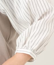 OLKKD03079 eur3(エウルキューブ) 【大きいサイズ】異素材ドッキングブトップス グレージュ