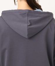 OLKKD07099 eur3(エウルキューブ) 【大きいサイズ】ダンボールリバーフーディトップス グレー