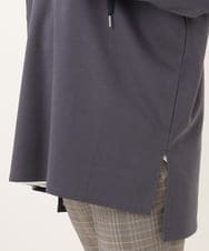 OLKKD07099 eur3(エウルキューブ) 【大きいサイズ】ダンボールリバーフーディトップス グレー